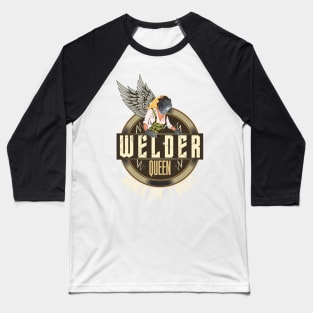 Welder woman queen vintage gift Baseball T-Shirt